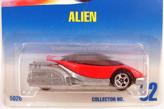 Details about   HOT WHEELS COLLECTOR'S #62 ALIEN