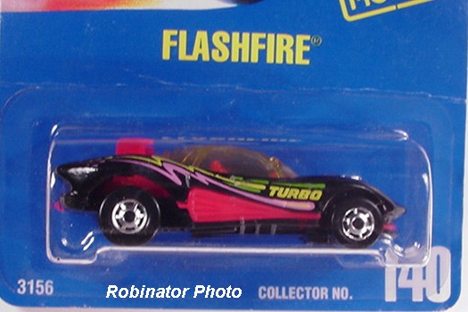 1997 Hot Wheels Flashfire Gold 802 