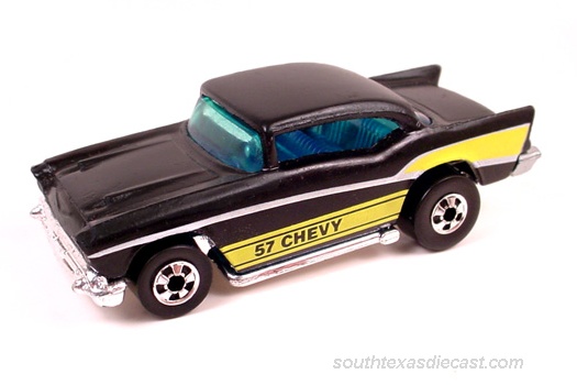 1995 50'S FAVORITES Design '57 CHEVY✰Yellow without motor;5sp✰Hot Wheels loose 