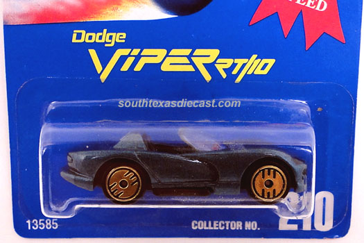 Hot Wheels Guide Dodge Viper Rt10