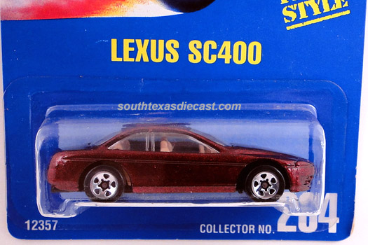 Hot Wheels Lexus SC400  2003 Serie Ovp 