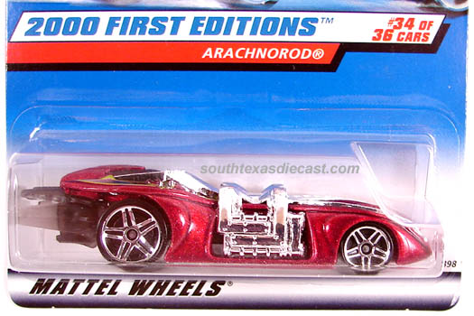 2001 Hot Wheels #137 Arachnorod 50666 