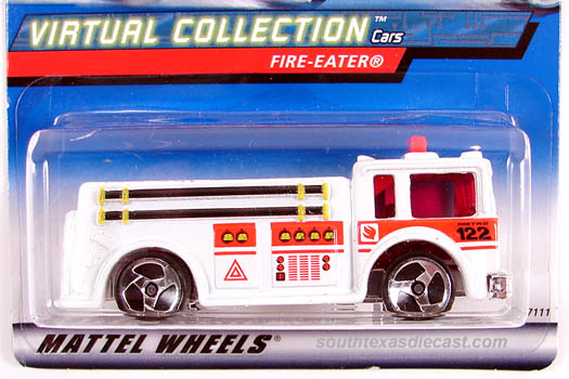 Hot Wheels Fire-Eater Virtual Collection White