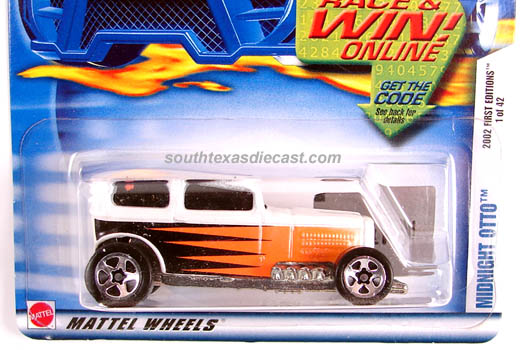 2002 Hot Wheels First Editions Midnight Otto #13 