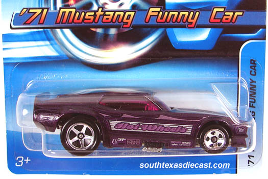 Details about   Bronze Metallic 2005 Hot Wheels '71 Ford Mustang Funny Car #182 New Mattel