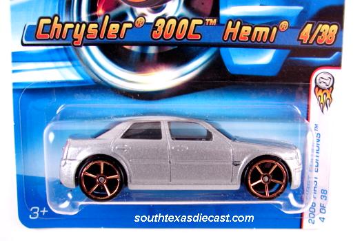 2006 CHRYSLER 300C HEMI Schwarz Hot Wheels First Editions 4/38 ** LongCard 