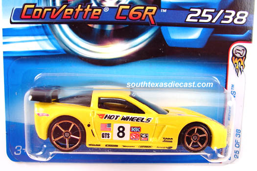 Hot Wheels 2007 Basic Treasure Hunt Corvette C6R Negro #04/12 sellado de fábrica 