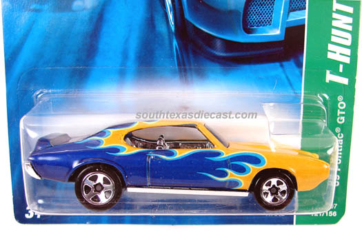 2006 Hot Wheels Motown Metal '69 Pontiac GTO #90