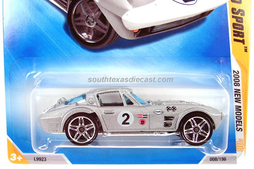 2008 Hot Wheels New Models Corvette Grand Sport #8 Blue