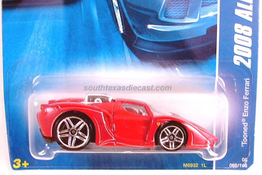 Hot Wheels ENZO FERRARI TOONED レッド/クリア Enzo Ferrari ('Tooned) | Hot Wheels Wiki | Fandom