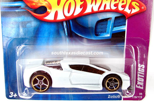 Zotic Hot Wheels 2008 Exotics New in Box