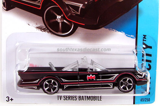 Hot Wheels Batmobile Black TV Series Loose Car Malaysia Base 