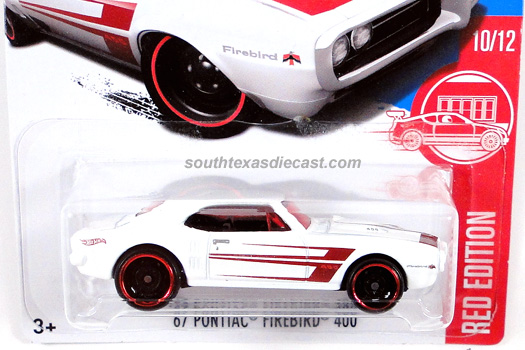 2017 Hot Wheels Red Edition '67 Pontiac Firebird 400-10/12 