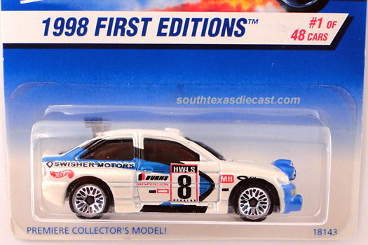 Hot Wheels 1998 FIRST EDITIONS Escort Rally White #637 B39 