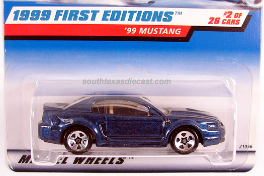Hot Wheels '99 Mustang #086 Company Car Series White 