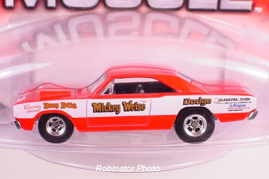 "MOTOR CITY MUSCLE" #2/4 2004 HOT WHEELS RED DODGE DART METAL COLLECTION