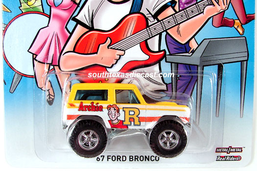 Hotwheels ARCHIE Comics Archie's 67' Ford Bronco