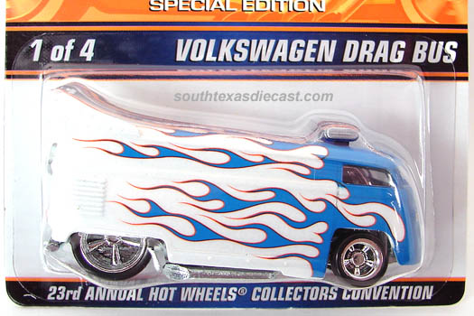2013 Hot Wheels 13th Nationals Convention Volkswagen Drag Bus VW 