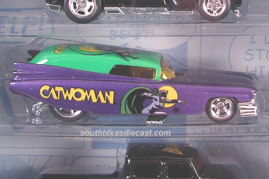 2012 Hot Wheels DC Comics Originals 1959 Cadillac Funny Car Batgirl 