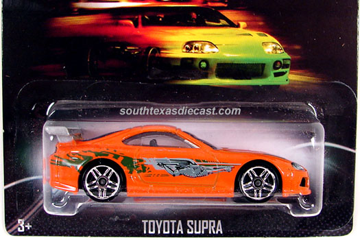 2013 Hot Wheels 1994 Toyota Supra orange #2/8 Fast and the Furious Walmart 
