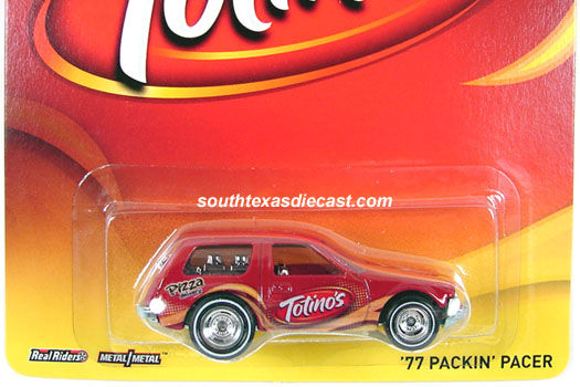 Hot Wheels Totino's Metal '77 Packin' Pacer Real Rider General Mills Red Car