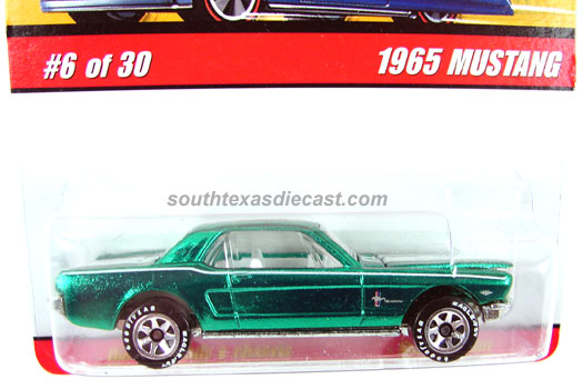 Hot Wheels Classics Series 2 #6 Bright Green 1965 Mustang 