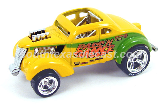 2010 Hot Wheels PASS'N GASSER #104 US✿ variant GREEN; 5sp/5sw✿ Muscle Mania 