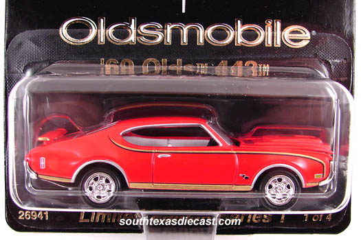 Hot Wheels Black Box Silver 1969 Oldsmobile 442 